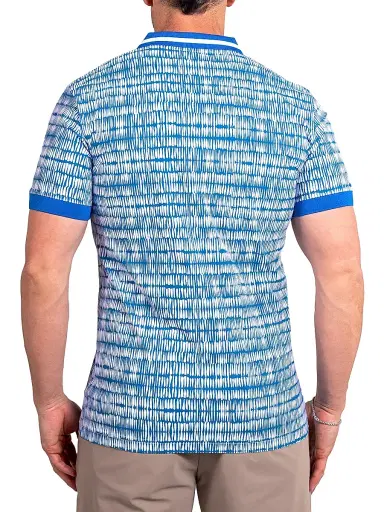 Maceoo Men's Ascension Polo Shirt - Blue | Thumbnail 5 Maceoo Men's Ascension Polo Shirt - Blue | Thumbnail 5