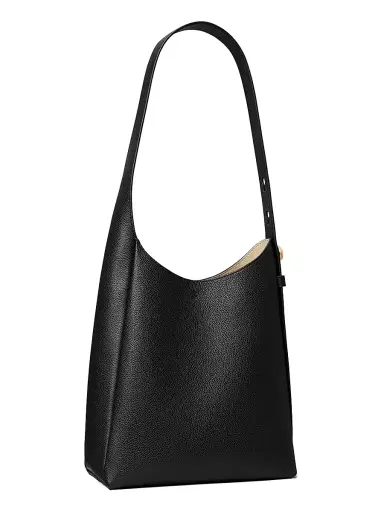 Tory Burch Women's Leather Hobo Bag - Black | Thumbnail 5 Tory Burch Women's Leather Hobo Bag - Black | Thumbnail 5