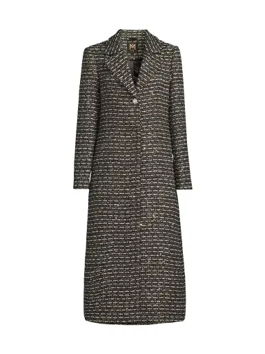 Milly Women's SB Tweed Longline Coat | Thumbnail 1 Milly Women's SB Tweed Longline Coat | Thumbnail 1