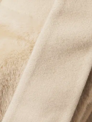 Kobi Halperin Women's Valentine Faux Fur-Trim Wool Coat - Oat | Thumbnail 6 Kobi Halperin Women's Valentine Faux Fur-Trim Wool Coat - Oat | Thumbnail 6