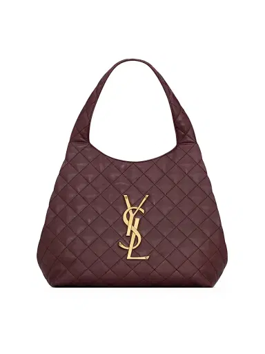Saint Laurent Women's Icare Tote Bag in Quilted Nappa - Rouge Cabernet | Thumbnail 3 Saint Laurent Women's Icare Tote Bag in Quilted Nappa - Rouge Cabernet | Thumbnail 3