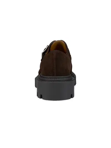 Christian Louboutin Men's Oxyford College Reversed Calf Leather Loafers - Cafe | Thumbnail 3 Christian Louboutin Men's Oxyford College Reversed Calf Leather Loafers - Cafe | Thumbnail 3