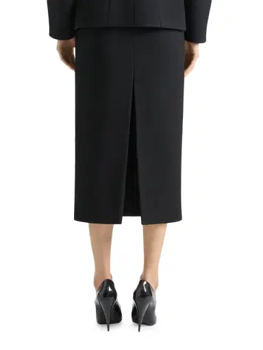 Givenchy Women's Midi Skirt in Crepe - Black | Thumbnail 3 Givenchy Women's Midi Skirt in Crepe - Black | Thumbnail 3