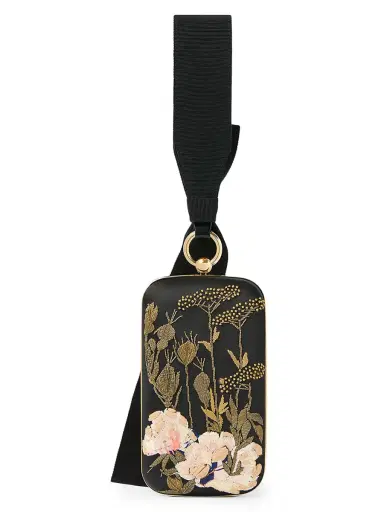 Givenchy Women's Evening Clutch with Floral Embroideries and Bow - Black | Thumbnail 4 Givenchy Women's Evening Clutch with Floral Embroideries and Bow - Black | Thumbnail 4