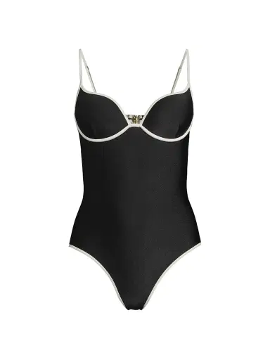 Shani Shemer Women's Abby Sweetheart One-Piece Swimsuit - Black | Thumbnail 1 Shani Shemer Women's Abby Sweetheart One-Piece Swimsuit - Black | Thumbnail 1