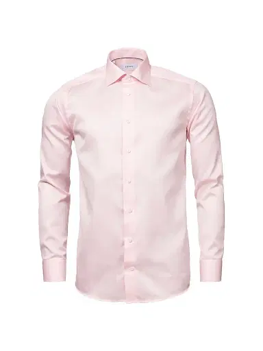 Eton Men's Cotton-Twill Slim-Fit Dress Shirt - Pink - Size 17.5 | Thumbnail 2 Eton Men's Cotton-Twill Slim-Fit Dress Shirt - Pink - Size 17.5 | Thumbnail 2