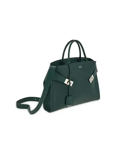 Ferragamo Men's Hug Hammered Leather Tote | Thumbnail 4 Ferragamo Men's Hug Hammered Leather Tote | Thumbnail 4
