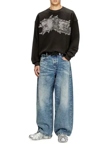Diesel Men's 1997 D-Enim-M Wide-Leg Jeans - Denim | Thumbnail 2 Diesel Men's 1997 D-Enim-M Wide-Leg Jeans - Denim | Thumbnail 2