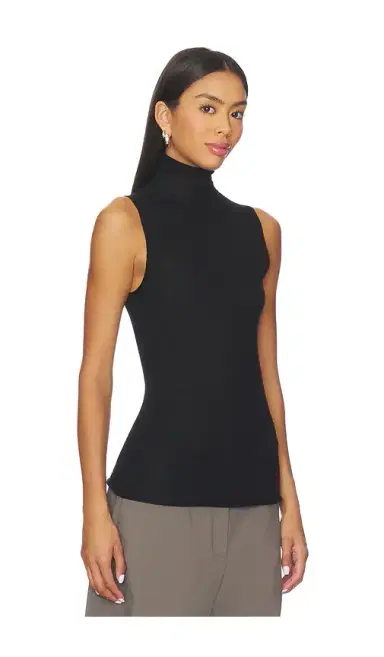 EAVES Alaska Sleeveless Knit Mockneck | Thumbnail 2 EAVES Alaska Sleeveless Knit Mockneck | Thumbnail 2