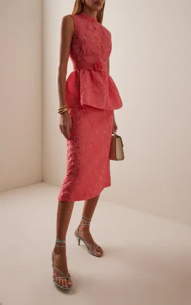 Silvia Tcherassi Atira Brocade Midi Skirt | Thumbnail 2 Silvia Tcherassi Atira Brocade Midi Skirt | Thumbnail 2