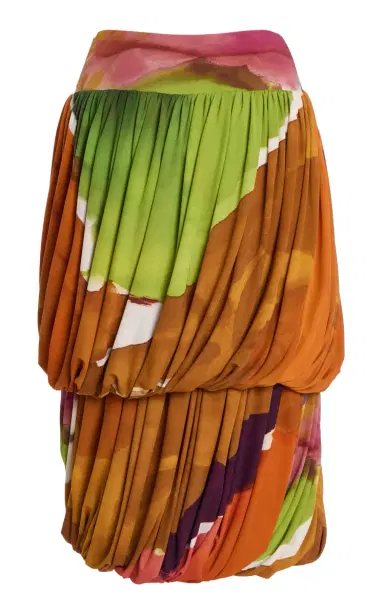 Ulla Johnson Reis Crepe Midi Bubble Skirt | Thumbnail 6 Ulla Johnson Reis Crepe Midi Bubble Skirt | Thumbnail 6