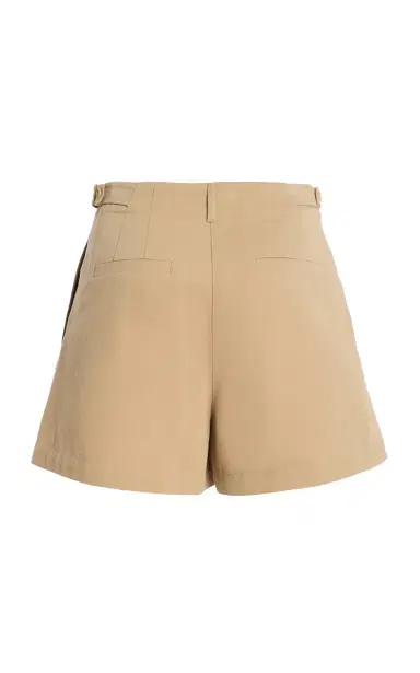 Ulla Johnson Kira Pleated Cotton Mini Shorts | Thumbnail 5 Ulla Johnson Kira Pleated Cotton Mini Shorts | Thumbnail 5