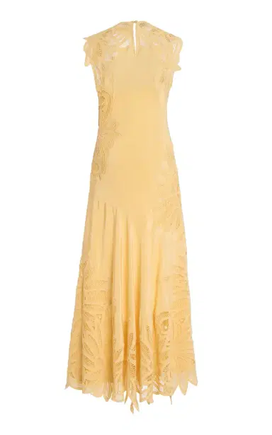 Ulla Johnson Idra Embroidered Silk Crepe De Chine Maxi Dress | Thumbnail 5 Ulla Johnson Idra Embroidered Silk Crepe De Chine Maxi Dress | Thumbnail 5