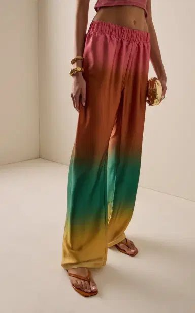 Silvia Tcherassi Nerea Stretch-Satin Wide-Leg Pants | Thumbnail 5 Silvia Tcherassi Nerea Stretch-Satin Wide-Leg Pants | Thumbnail 5