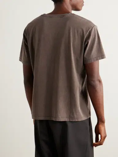 mfpen New Garment-Dyed Brushed Organic Cotton-Jersey T-Shirt - Men | Thumbnail 4 mfpen New Garment-Dyed Brushed Organic Cotton-Jersey T-Shirt - Men | Thumbnail 4