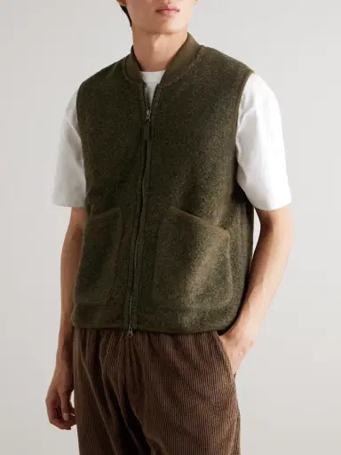 Hartford Boiled Wool-Blend Gilet - Men | Thumbnail 3 Hartford Boiled Wool-Blend Gilet - Men | Thumbnail 3