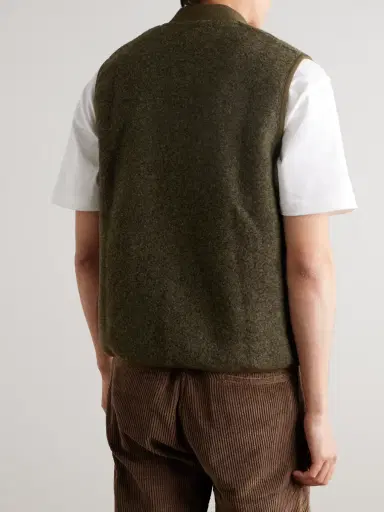 Hartford Boiled Wool-Blend Gilet - Men | Thumbnail 4 Hartford Boiled Wool-Blend Gilet - Men | Thumbnail 4