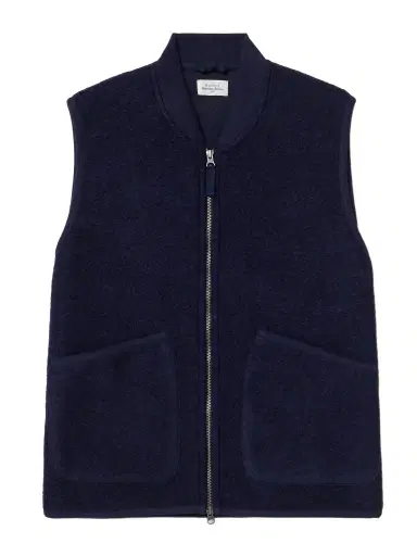 Hartford Boiled Wool-Blend Gilet - Men | Thumbnail 1 Hartford Boiled Wool-Blend Gilet - Men | Thumbnail 1