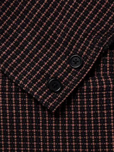 Kardo Somesh Checked Cotton Blazer - Men | Thumbnail 4 Kardo Somesh Checked Cotton Blazer - Men | Thumbnail 4