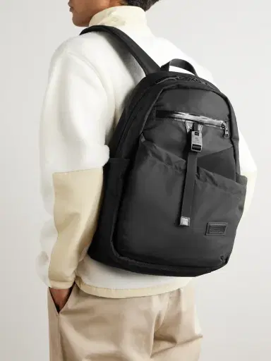 Master-Piece Scramble Leather-Trimmed Nylon Oxford, Twill and Shell Backpack - Men | Thumbnail 2 Master-Piece Scramble Leather-Trimmed Nylon Oxford, Twill and Shell Backpack - Men | Thumbnail 2