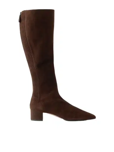 Aquazzura Saint Honoré 35 Suede Knee Boots | Thumbnail 1 Aquazzura Saint Honoré 35 Suede Knee Boots | Thumbnail 1
