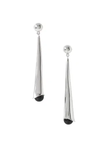 Sophie Buhai Lou Lou Silver Onyx Earrings | Thumbnail 1 Sophie Buhai Lou Lou Silver Onyx Earrings | Thumbnail 1