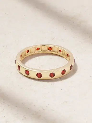 STONE AND STRAND Fauvist Form 10-karat Gold Garnet Ring | Thumbnail 3 STONE AND STRAND Fauvist Form 10-karat Gold Garnet Ring | Thumbnail 3