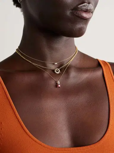 STONE AND STRAND 14-karat Gold Diamond Necklace | Thumbnail 5 STONE AND STRAND 14-karat Gold Diamond Necklace | Thumbnail 5
