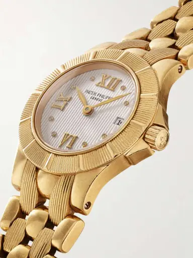 Stephanie Windsor + Patek Philippe Vintage 1990s Neptune 18-karat Gold Watch, Ref. 488/1 | Thumbnail 3 Stephanie Windsor + Patek Philippe Vintage 1990s Neptune 18-karat Gold Watch, Ref. 488/1 | Thumbnail 3