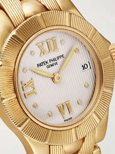 Stephanie Windsor + Patek Philippe Vintage 1990s Neptune 18-karat Gold Watch, Ref. 488/1 | Thumbnail 5 Stephanie Windsor + Patek Philippe Vintage 1990s Neptune 18-karat Gold Watch, Ref. 488/1 | Thumbnail 5