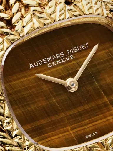 Stephanie Windsor + Audemars Piguet Pre-owned 1970s Tiger's Eye Hand-wound 16mm 18-karat Gold Watch, Ref. No. 11825 | Thumbnail 5 Stephanie Windsor + Audemars Piguet Pre-owned 1970s Tiger's Eye Hand-wound 16mm 18-karat Gold Watch, Ref. No. 11825 | Thumbnail 5