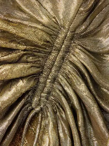 Lanvin Scarf-detailed Gathered Lamé Blouse | Thumbnail 5 Lanvin Scarf-detailed Gathered Lamé Blouse | Thumbnail 5