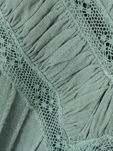 DÔEN Adelphine Crochet-trimmed Pintucked Organic Cotton-voile Blouse | Thumbnail 5 DÔEN Adelphine Crochet-trimmed Pintucked Organic Cotton-voile Blouse | Thumbnail 5