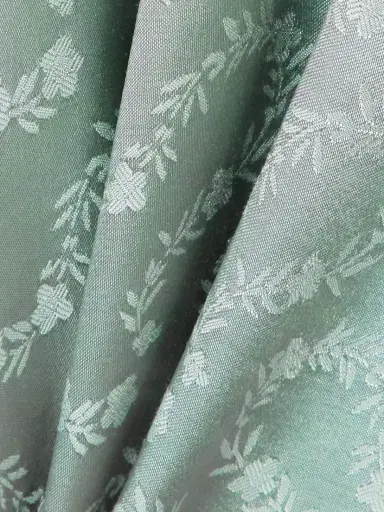 DÔEN Ginette Paneled Floral-jacquard Satin Midi Dress | Thumbnail 4 DÔEN Ginette Paneled Floral-jacquard Satin Midi Dress | Thumbnail 4
