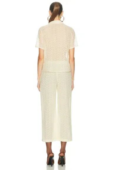Saint Laurent Short Sleeve Jumpsuit | Thumbnail 3 Saint Laurent Short Sleeve Jumpsuit | Thumbnail 3