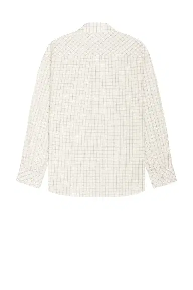 Lemaire Textured Cotton Check Western Check Shirt | Thumbnail 2 Lemaire Textured Cotton Check Western Check Shirt | Thumbnail 2