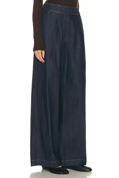 Jenni Kayne Denim Newport Trouser | Thumbnail 2 Jenni Kayne Denim Newport Trouser | Thumbnail 2