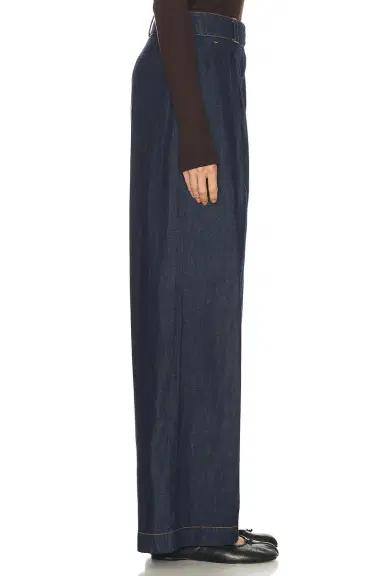Jenni Kayne Denim Newport Trouser | Thumbnail 3 Jenni Kayne Denim Newport Trouser | Thumbnail 3