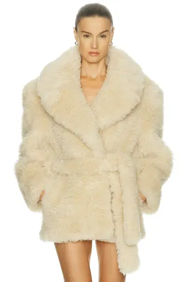 Stella McCartney Short Teddy Jacket | Thumbnail 1 Stella McCartney Short Teddy Jacket | Thumbnail 1