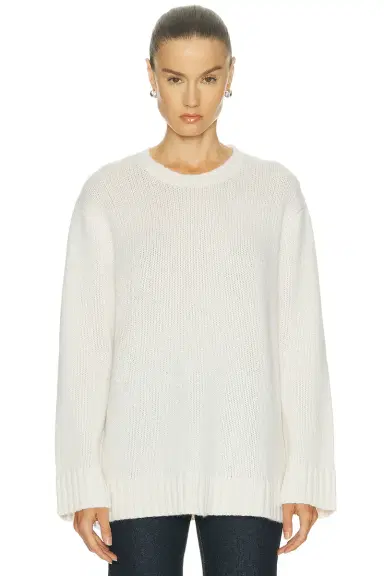 Jenni Kayne Cashmere Amelia Crewneck Sweater | Thumbnail 1 Jenni Kayne Cashmere Amelia Crewneck Sweater | Thumbnail 1