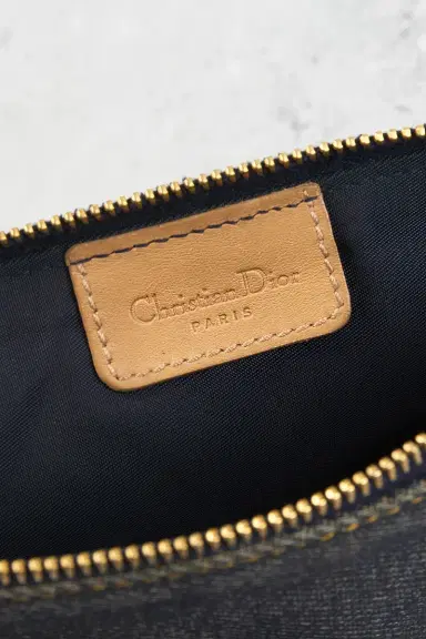 Dior Denim Vintage Pochette Saddle Bag | Thumbnail 6 Dior Denim Vintage Pochette Saddle Bag | Thumbnail 6
