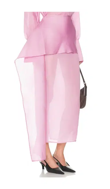 Helsa The Silk Gazar Skirt With Drape | Thumbnail 2 Helsa The Silk Gazar Skirt With Drape | Thumbnail 2