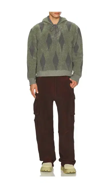 Isa Boulder Small Argyle Towel Hoodie | Thumbnail 2 Isa Boulder Small Argyle Towel Hoodie | Thumbnail 2