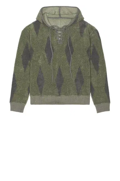 Isa Boulder Small Argyle Towel Hoodie | Thumbnail 5 Isa Boulder Small Argyle Towel Hoodie | Thumbnail 5