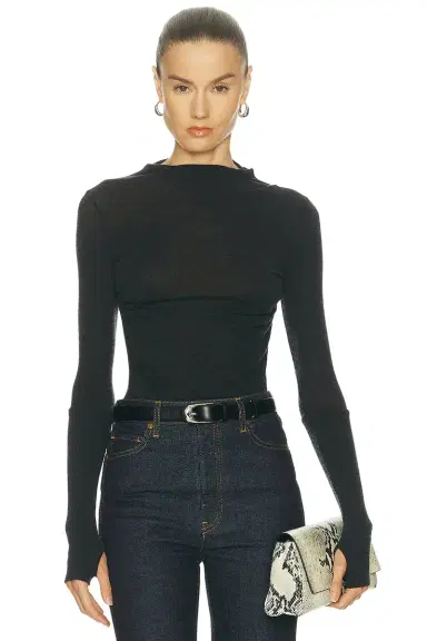 ENZA COSTA Cashmere Twist Top | Thumbnail 1 ENZA COSTA Cashmere Twist Top | Thumbnail 1