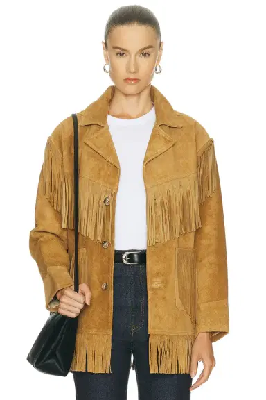 Polo Ralph Lauren Fringe Suede Jacket | Thumbnail 1 Polo Ralph Lauren Fringe Suede Jacket | Thumbnail 1
