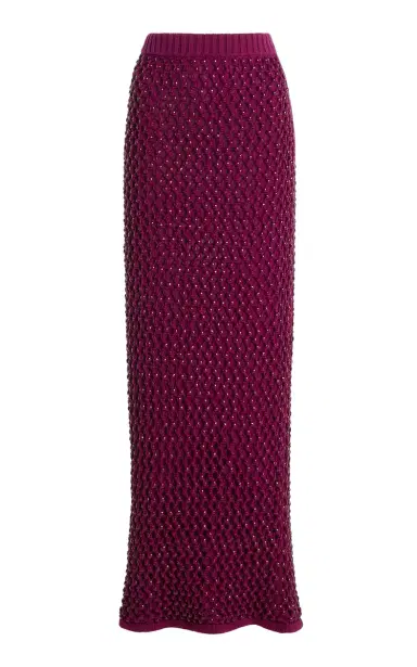 Diotima Spice Crystal-Embellished Cotton-Blend Knit Maxi Skirt | Thumbnail 7 Diotima Spice Crystal-Embellished Cotton-Blend Knit Maxi Skirt | Thumbnail 7