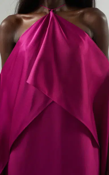 Taller Marmo Nan Dramatic Sleeve Satin Maxi Dress | Thumbnail 5 Taller Marmo Nan Dramatic Sleeve Satin Maxi Dress | Thumbnail 5