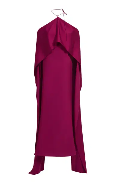 Taller Marmo Nan Dramatic Sleeve Satin Maxi Dress | Thumbnail 1 Taller Marmo Nan Dramatic Sleeve Satin Maxi Dress | Thumbnail 1
