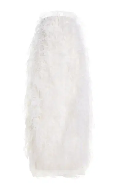 Atelier Prabal Gurung Hand-Feathered Satin-Faced Organza Maxi Dress | Thumbnail 1 Atelier Prabal Gurung Hand-Feathered Satin-Faced Organza Maxi Dress | Thumbnail 1
